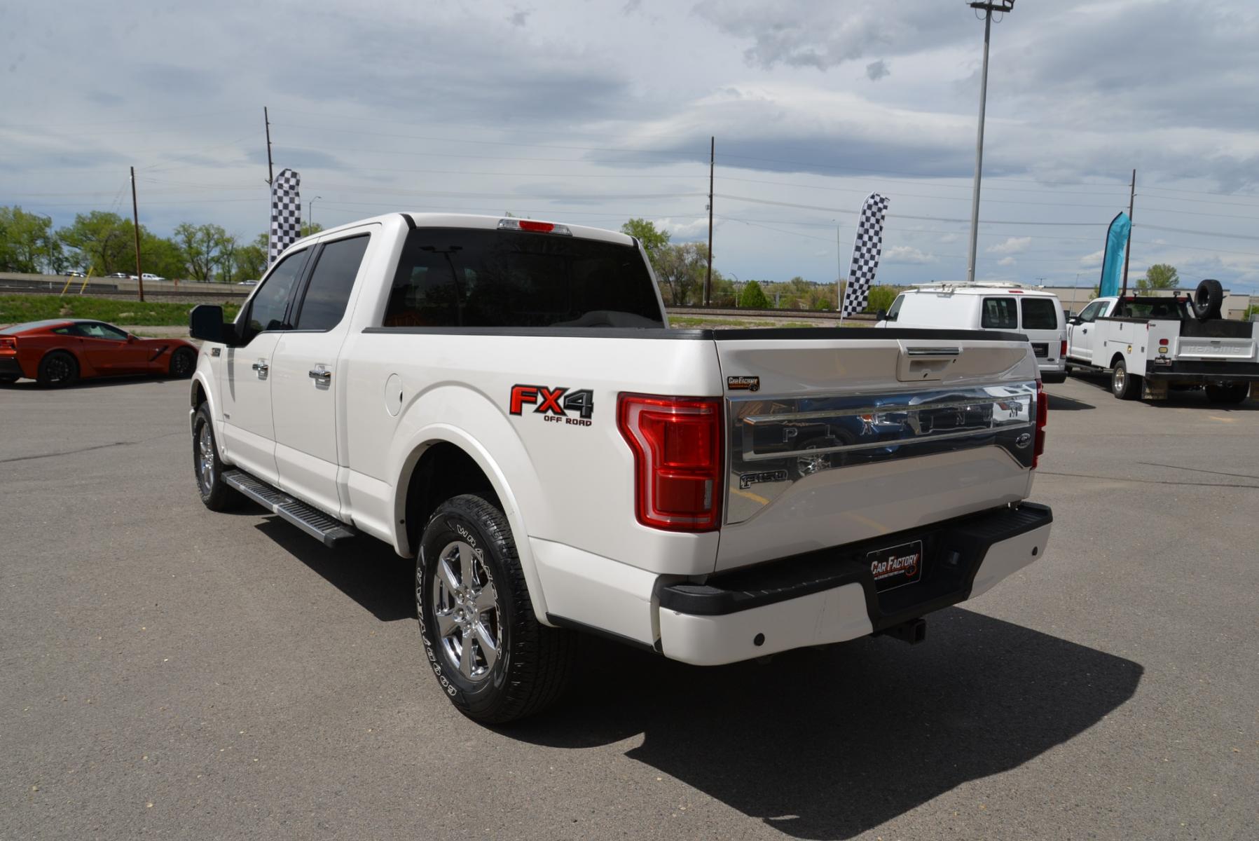2015 White Platinum Metallic /Black Leather Ford F-150 Platinum FX4 (1FTFW1EG5FF) with an 3.5 Ecocoost Twin Turbo V6 engine, 6-Speed Automatic transmission, located at 4562 State Avenue, Billings, MT, 59101, (406) 896-9833, 45.769516, -108.526772 - 2015 Ford F-150 Platinum SuperCrew 6.5-ft. Bed 4WD - Extra clean! 3.5L V6 Ecoboost Twin Turbo Engine - 6 speed automatic transmission - 4WD - 135,146 miles - Inspected and serviced - copy of inspection and work performed as well as a full vehicle history report provided Platinum Series - cli - Photo #8